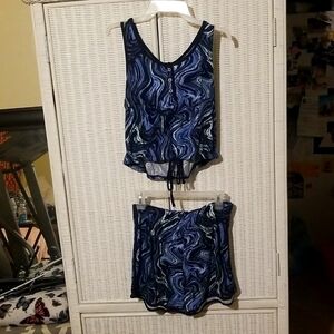 Girl's No Boundaries 2 Piece Sleeveless Top & Short Set Size 11-13